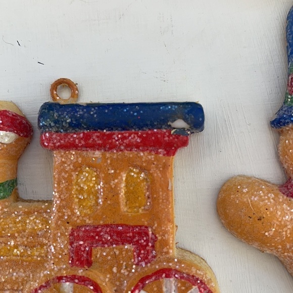 Set of 4 Four Sugared Christmas Tree Ornaments - Picture 6 of 9